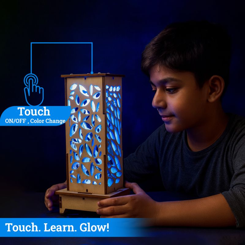 DIY Decorative Lamp Oval STEAM Kit | Fun Educational Gift for Kids 8+
